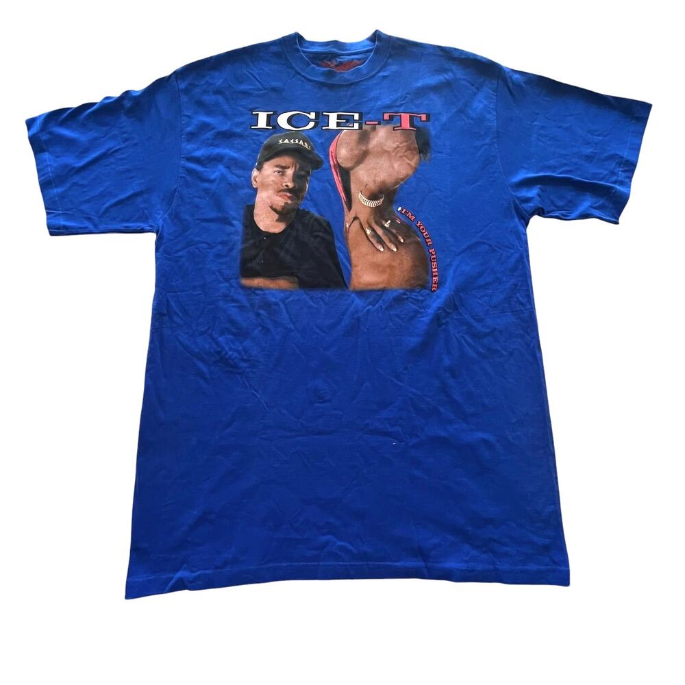 NEW ICE-T Graphic T SHIRT 4XL TEE Mens Womens Im Your Pusher 100% Cotton Caesars